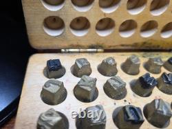 Us Wwi Era Leather Equipment Marking Set, Complete 1917-1919