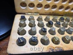 Us Wwi Era Leather Equipment Marking Set, Complete 1917-1919