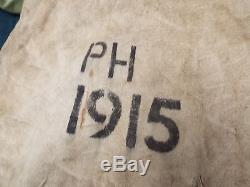 Very Rare Original British Ph Gas Hood Ww1 Gas Mask 1915