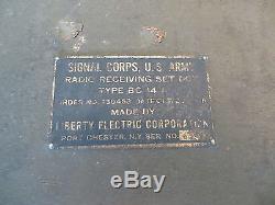 Vintage 1918 Us Army World War 1 Antique Deforest Crystal Signal Corps Radio