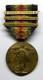 VINTAGE WW I Victory Medal also 3 Battle Bars SOMME OFFENSIVE