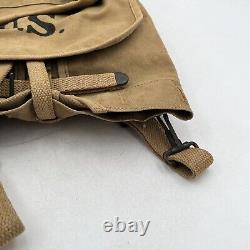 VTG Original WW1 era US Military M-1908 Haversack Backpack Campbell Perkins 7-19