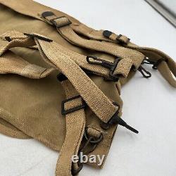 VTG Original WW1 era US Military M-1908 Haversack Backpack Campbell Perkins 7-19