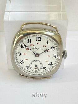 Vintage All Original LONGINES Military WWI Trench Watch cal. 13.34 Swiss