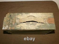 Vintage Army Gear Guns 30 Cal Wwi Wood Ammo Box Marked Chest 49-1-84