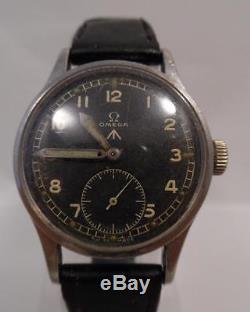 Vintage OMEGA WWI Gents Military/Pilots Wrist Watch Working Manual Wind E62