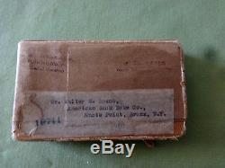 Vintage Original Purple Heart WW1 War Medal with Documentation, Ribbons, Box