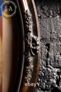 Vintage Oval Convex Glass World War One Portrait