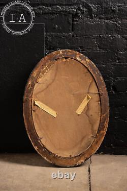 Vintage Oval Convex Glass World War One Portrait