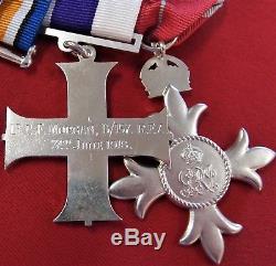 Vintage & Rare Ww1 British Army Order British Empire Military Cross Medal Group
