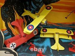 Vintage Remco World War 1 Air Aces Playset, Super Rare, Airplanes