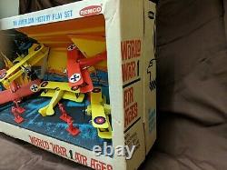 Vintage Remco World War 1 Air Aces Playset, Super Rare, Airplanes