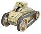 Vintage Scarce Early Pre-War GAMA T-58 Renault Clockwork WWI Tank
