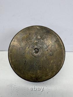 Vintage US MILITARY WW1 TRENCH ART SHELL Very Detailed Art, DATED 1919