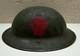 Vintage U. S. WW1 Army 28th Infantry Keystone Division M1917 Doughboy Helmet