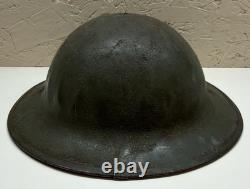 Vintage U. S. WW1 Army 28th Infantry Keystone Division M1917 Doughboy Helmet