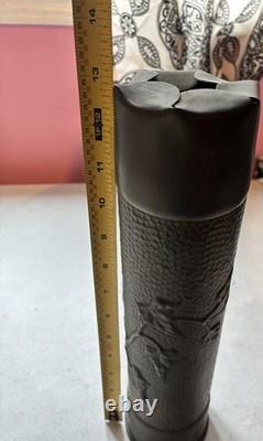 Vintage WW1 Trench Art Brass Shell Vase Flower Artillery 1917