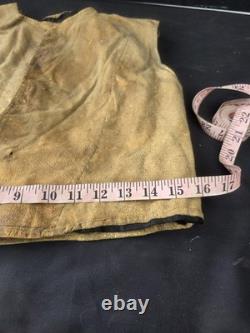 Vintage WW1 US Army Doughboy Military Uniform Vest Leather Gaiters Bag Leggings+