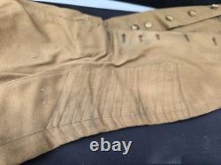 Vintage WW1 US Army Doughboy Military Uniform Vest Leather Gaiters Bag Leggings+