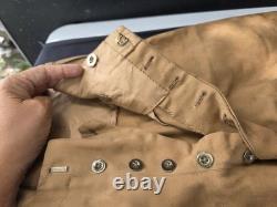 Vintage WW1 US Army Doughboy Military Uniform Vest Leather Gaiters Bag Leggings+