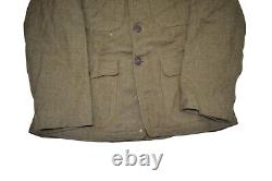 Vintage WWI Jacket Mens S AEF Wool Military Goldman 1918 World War 1 Infantry