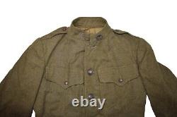 Vintage WWI Jacket Mens S AEF Wool Military Goldman 1918 World War 1 Infantry