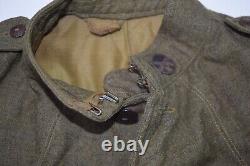 Vintage WWI Jacket Mens S AEF Wool Military Goldman 1918 World War 1 Infantry