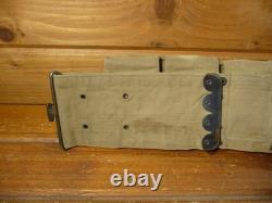 Vintage WWI US M1910 MEDICAL BELT, 10 POCKET, MILLS 1917 PATENT
