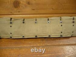 Vintage WWI US M1910 MEDICAL BELT, 10 POCKET, MILLS 1917 PATENT