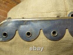 Vintage WWI US M1910 MEDICAL BELT, 10 POCKET, MILLS 1917 PATENT
