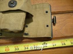 Vintage WWI US M1910 MEDICAL BELT, 10 POCKET, MILLS 1917 PATENT