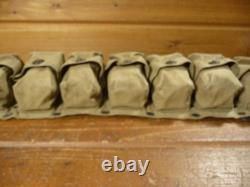 Vintage WWI US M1910 MEDICAL BELT, 10 POCKET, MILLS 1917 PATENT