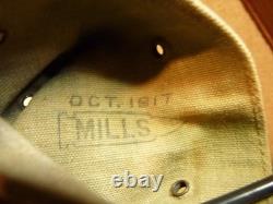 Vintage WWI US M1910 MEDICAL BELT, 10 POCKET, MILLS 1917 PATENT