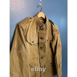 Vintage World War 1 US Army Medic Summer Cotton Tunic Jacket Size Small/Medium