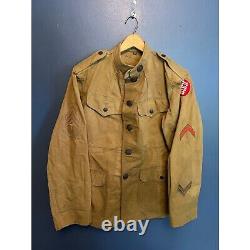 Vintage World War 1 US Army Medic Summer Cotton Tunic Jacket Size Small/Medium