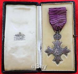 Vintage Ww1 British Order Of The British Empire Type 1 1917 Medal Cased