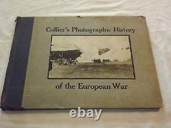 Vintage Wwi 1915 Collier's Photographic History Of European War Large Book