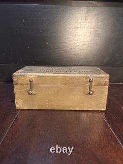 Vintage Wwi Wwii Us Army Leather Marking Outfit Stamping Kit 100% Complete