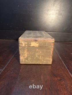 Vintage Wwi Wwii Us Army Leather Marking Outfit Stamping Kit 100% Complete