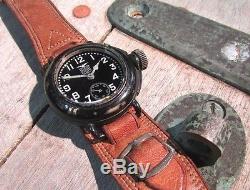 Vintage wristwatch WWI dive watch vintage diver watch vintage military watch WWI