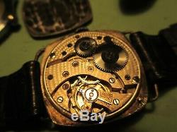 Vintage ww1 sterling case rolex marconi watch porselan dial