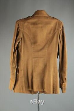 Vtg Men's WWI 1910s US Army Cotton Tunic Uniform Jacket Sz XS 10s WW1 #6745