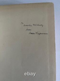 WALTER LIPPMANN / Drift and Mastery 1st, 1914, Mitchell Kennerley, SIGNED