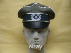 WH Infantry M34 Wool Trikot(Mouse-Gray)Crusher Visor Cap