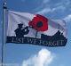 WORLD WAR 1 WW1 LEST WE FORGET 5ft x 3ft Navy British Forces Flag