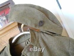 WORLD WAR I US ARMY WOOL JACKET & Wool Cap Hat