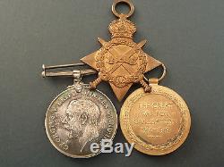 WORLD WAR ONE MEDAL TRIO AND DEATH PLAQUE, GLOUCESTERSHIRE REGIMENT