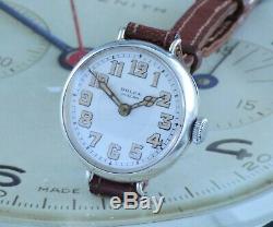 WOW! Silver 1915 Rolex Unicorn WW1 Trench Watch, Watch Pictured in IWC Article