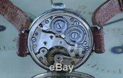 WOW! Silver 1915 Rolex Unicorn WW1 Trench Watch, Watch Pictured in IWC Article