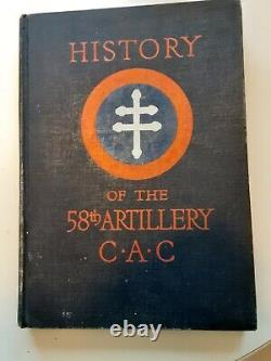 WW1WWI AEF CAC 58th Artilleryman's Mess Tin & Named Campaign Book
